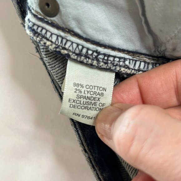 J Jill Straight Leg Jeans 5 Pocket Medium Wash Blue Size 8 - Picture 10 of 11